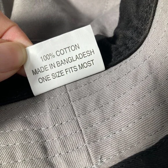 Mens Chase Authentics RCR Nascar Bucket Hat #3‎ Black Gray Cotton OSFM - Picture 8 of 8